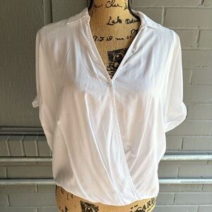 Elegant White Women's Blouse